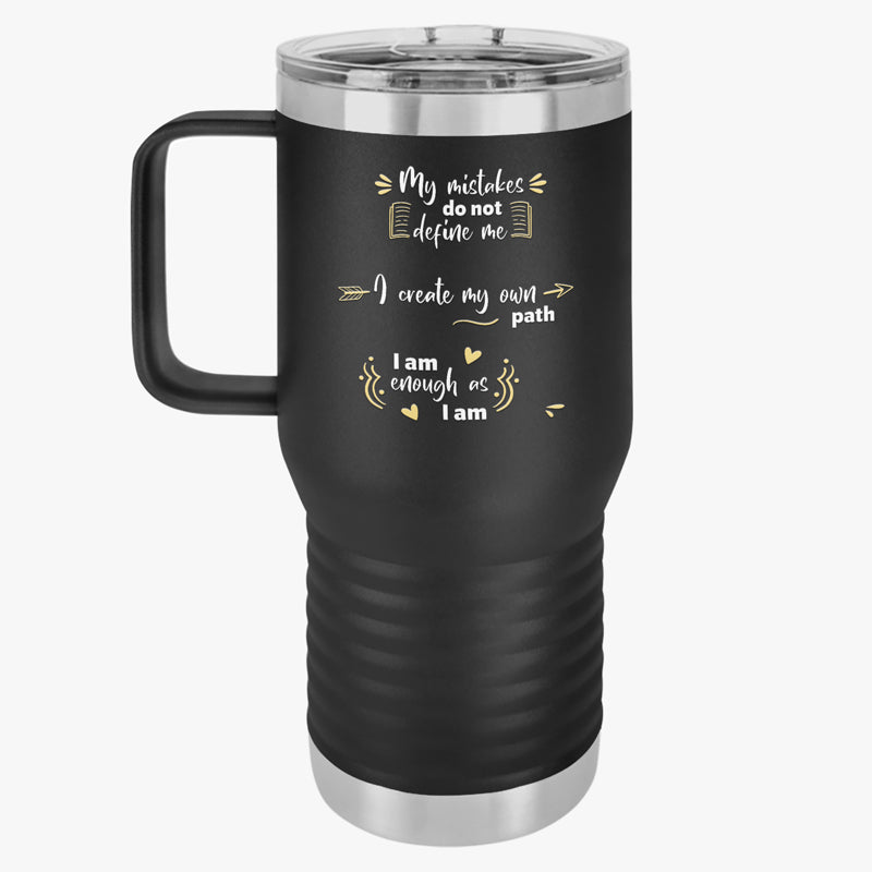 Positive Prompts 20oz Travel Tumbler