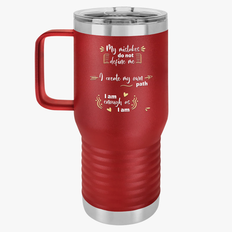Positive Prompts 20oz Travel Tumbler