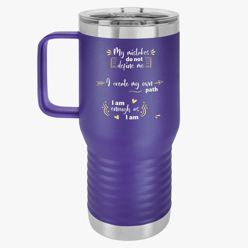 Positive Prompts 20oz Travel Tumbler