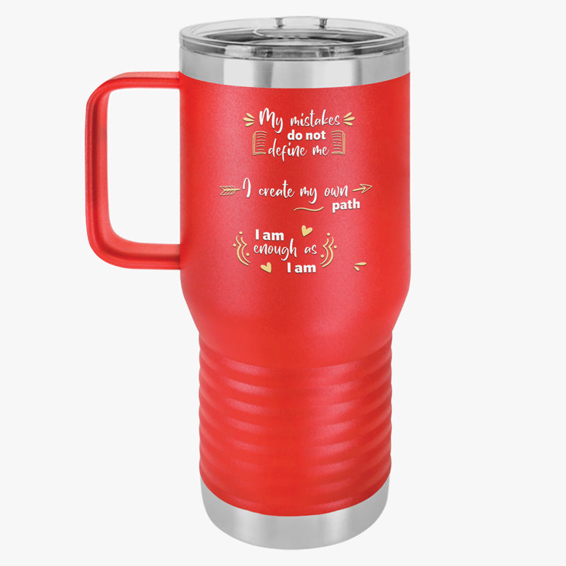 Positive Prompts 20oz Travel Tumbler