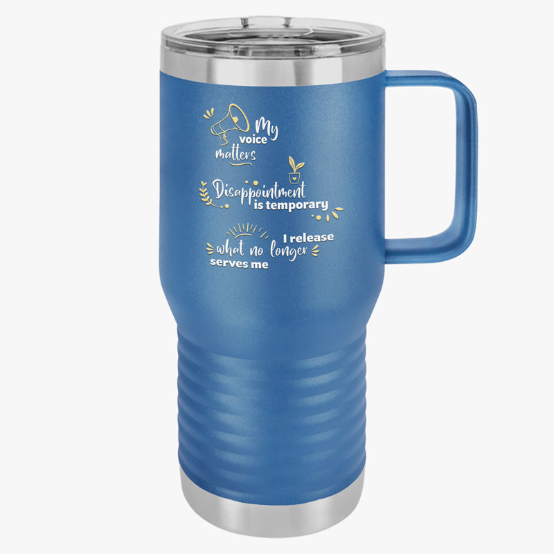 Positive Prompts 20oz Travel Tumbler
