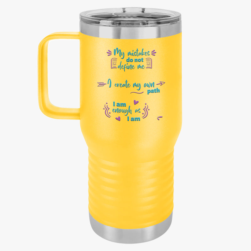 Positive Prompts 20oz Travel Tumbler