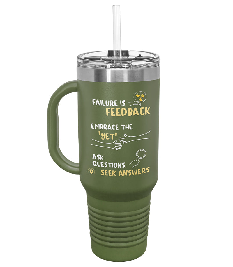 Growth Mindset 40oz Tumbler