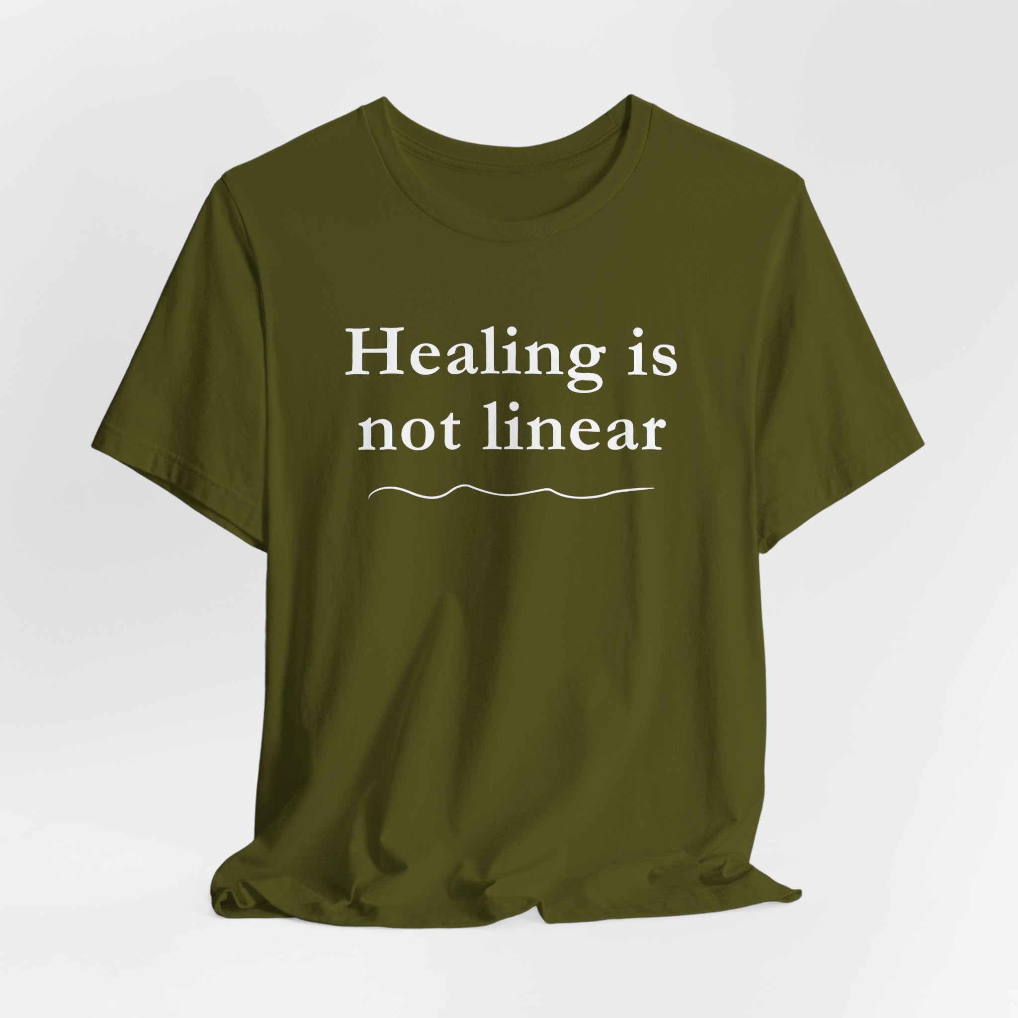 The 'Healing Is Not Linear' Tee | Inspirational Mental Health & Therapy Shirt