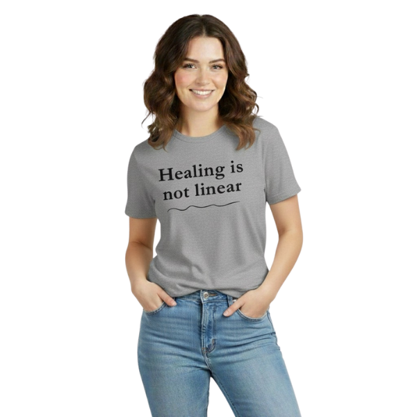 The 'Healing Is Not Linear' Tee | Inspirational Mental Health & Therapy Shirt