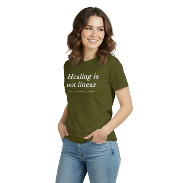 The 'Healing Is Not Linear' Tee | Inspirational Mental Health & Therapy Shirt