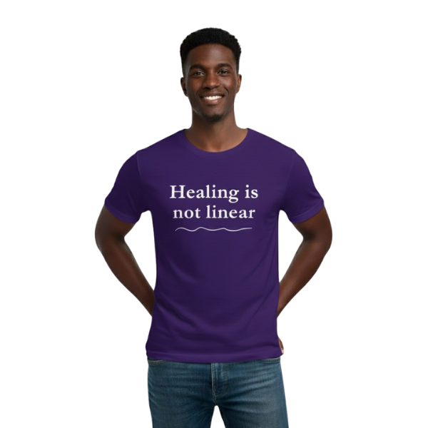 The 'Healing Is Not Linear' Tee | Inspirational Mental Health & Therapy Shirt