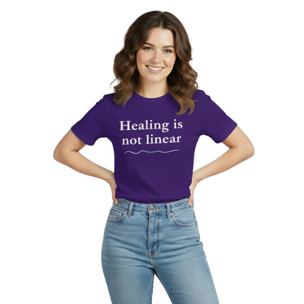 The 'Healing Is Not Linear' Tee | Inspirational Mental Health & Therapy Shirt