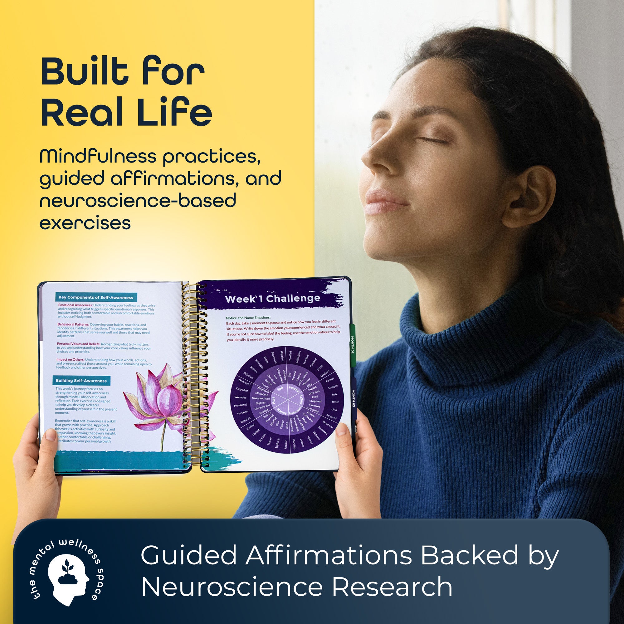 Transformation Journal – Volume 1: 12 Weeks to Self-Awareness, Mindset Mastery & Healthy Habits