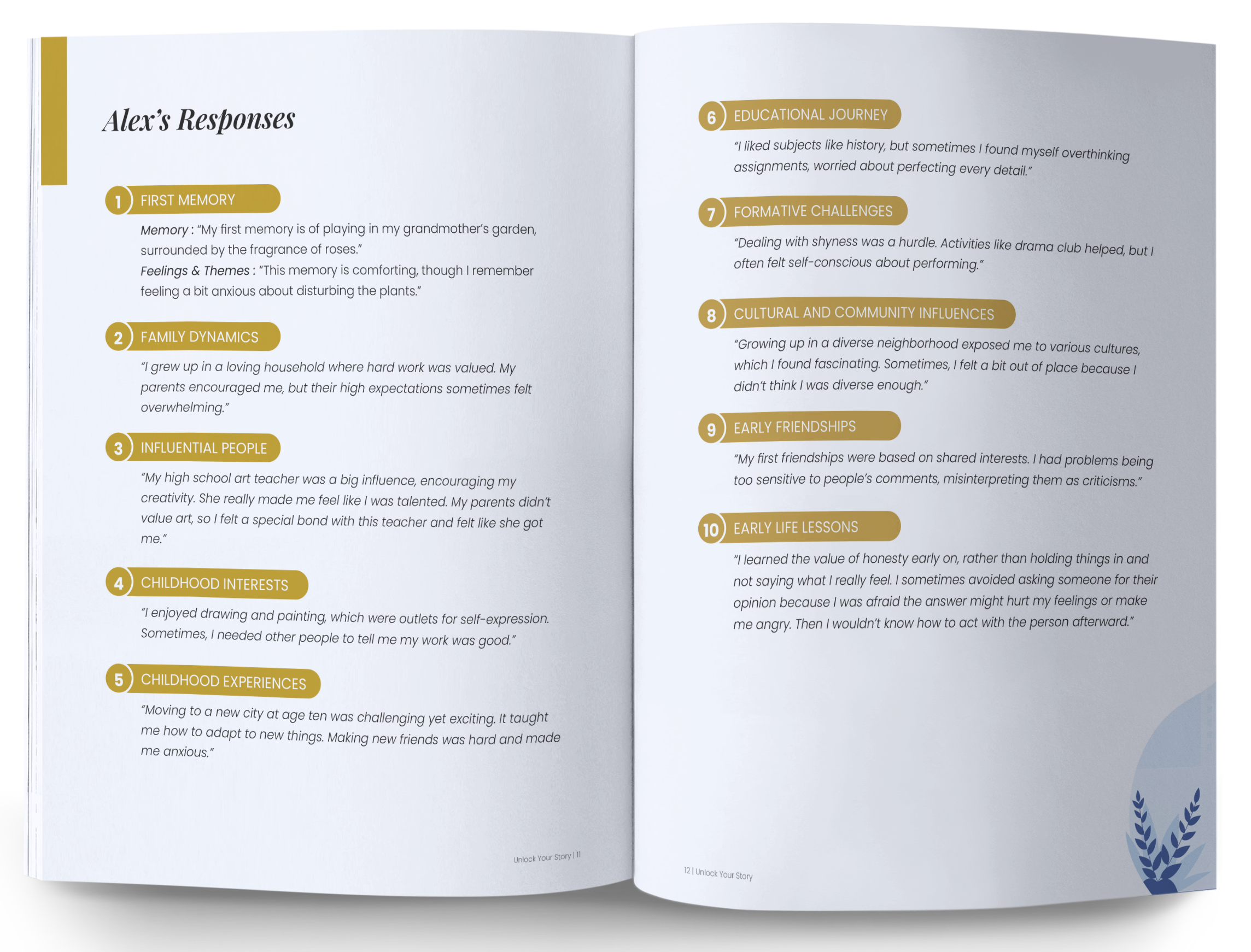 Unlock Your Story Digital Workbook