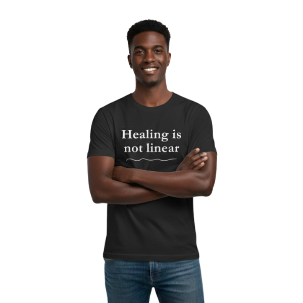 The 'Healing Is Not Linear' Tee | Inspirational Mental Health & Therapy Shirt