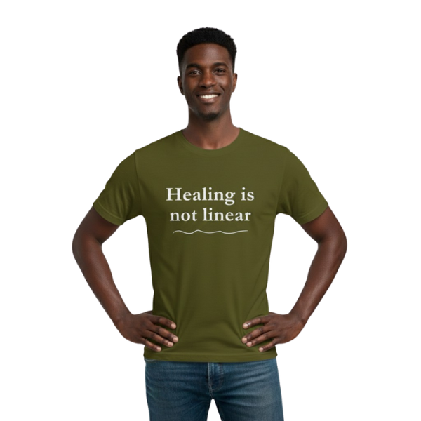 The 'Healing Is Not Linear' Tee | Inspirational Mental Health & Therapy Shirt