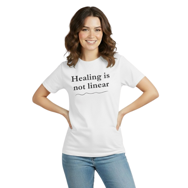 The 'Healing Is Not Linear' Tee | Inspirational Mental Health & Therapy Shirt