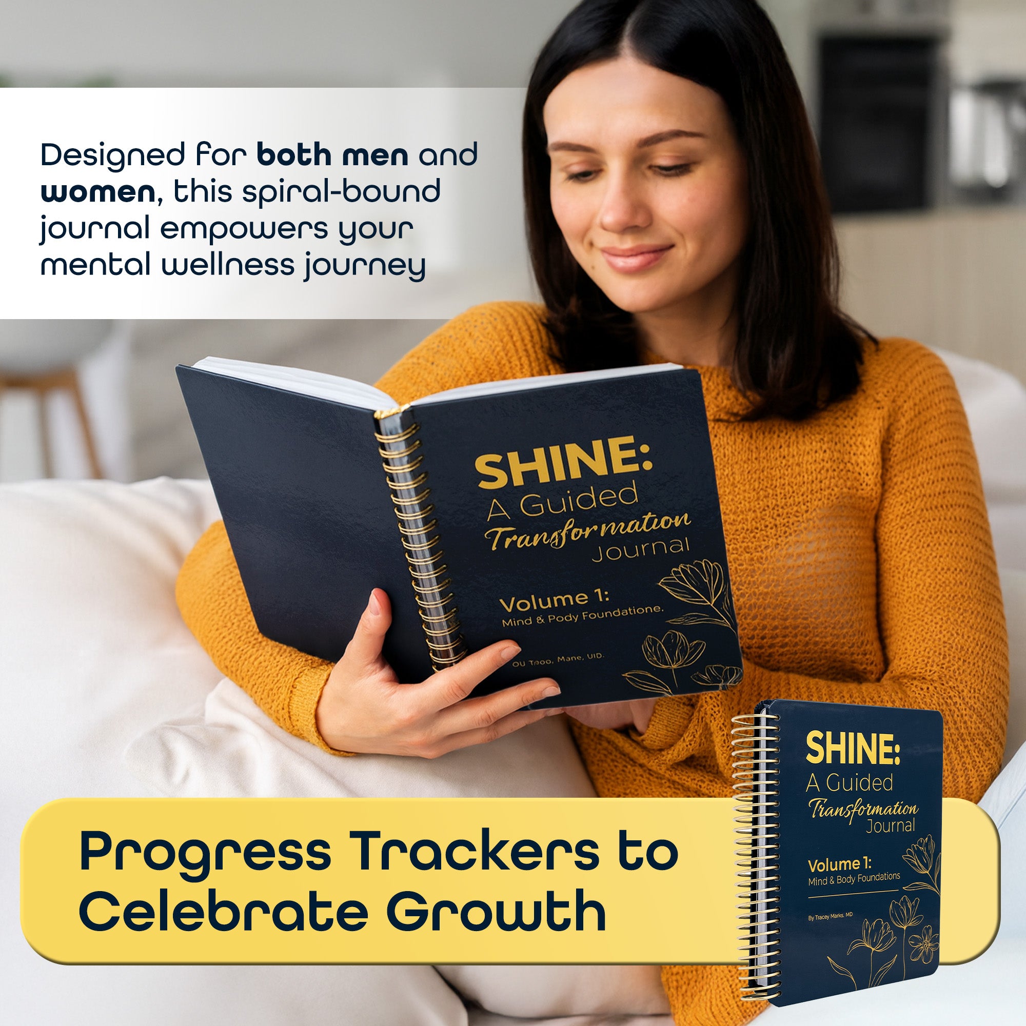 Transformation Journal – Volume 1: 12 Weeks to Self-Awareness, Mindset Mastery & Healthy Habits