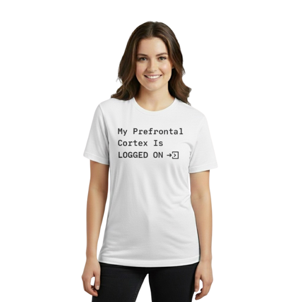 The 'Logged On' Tee | Funny Neuroscience & Psychology Shirt